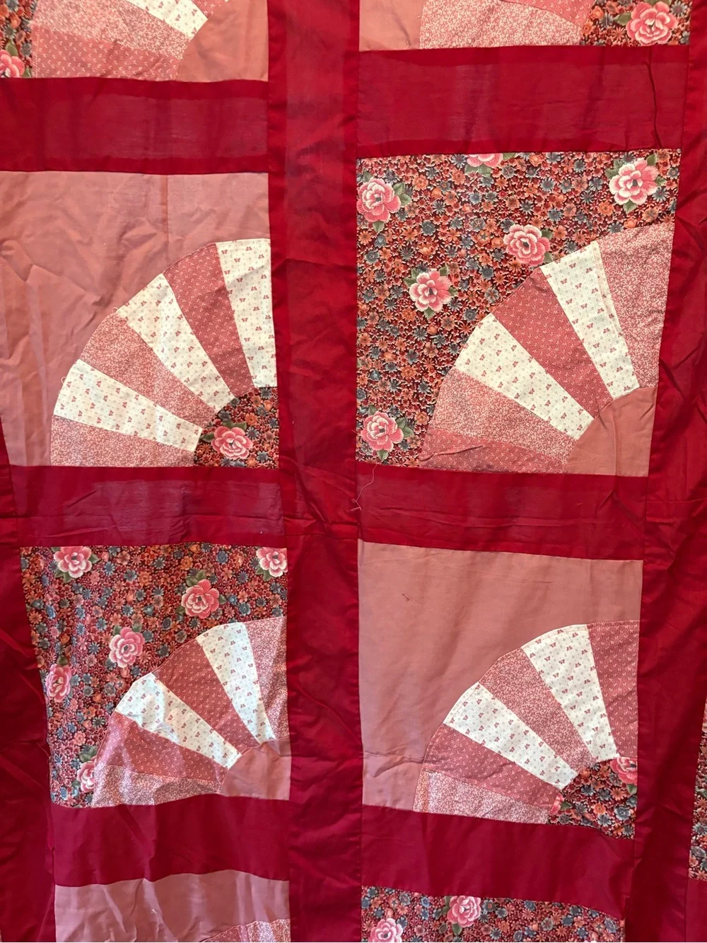 Handmade patchwork quilt